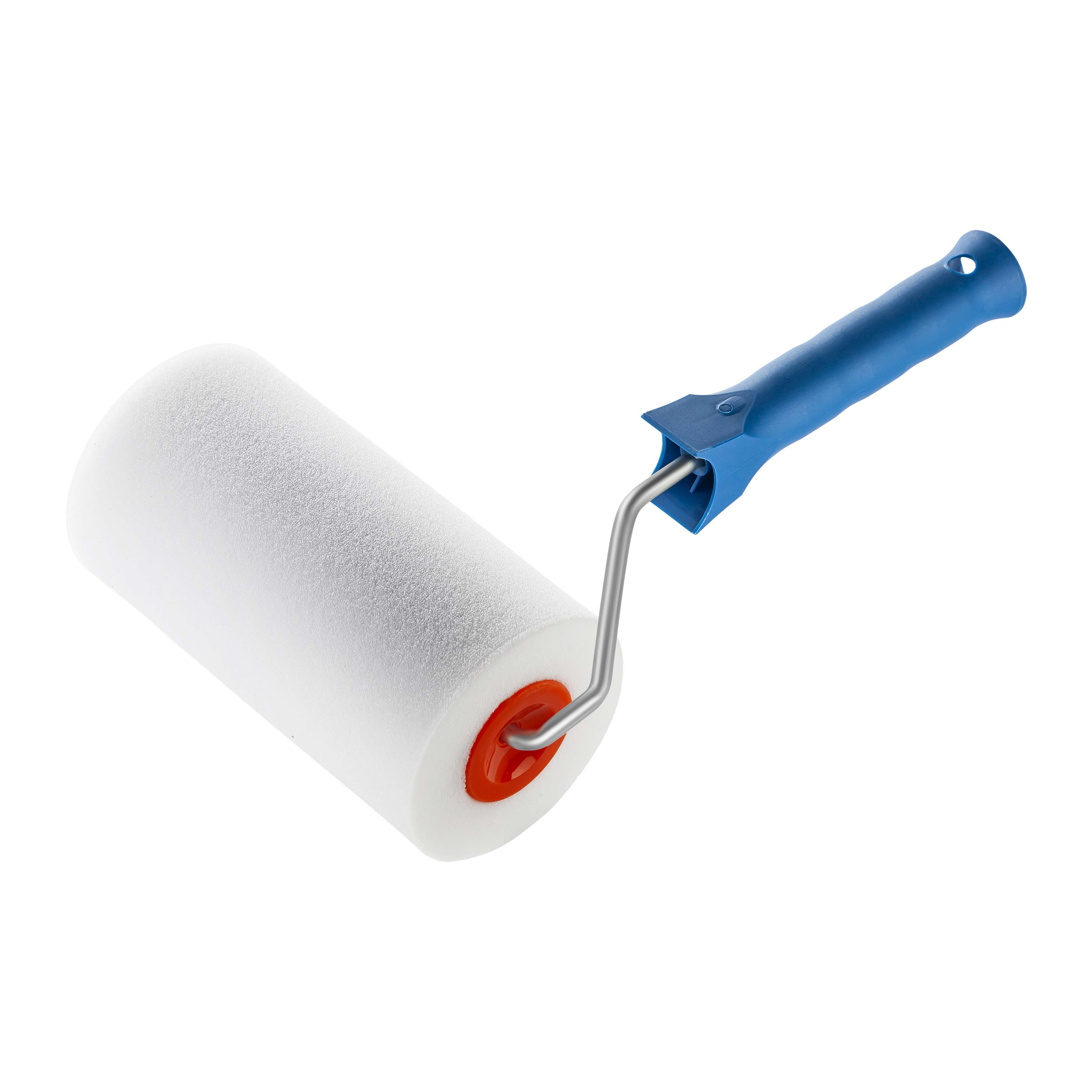 Валик "Поролоновий" 6 X 80 X150 мм з ручкою до валика 6 Х 150 мм, POLAX